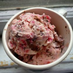 Raspberry Dark Chocolate Ice Cream