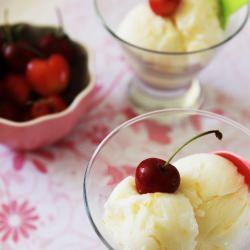 Lemon Buttermilk Sherbet