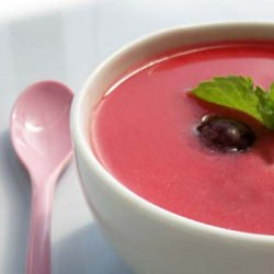 Cold Hungarian Sour Cherry Soup