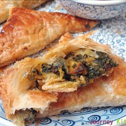 Palak Paneer & Cheddar Puff Pastry