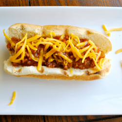 Homemade Chili Cheese Dogs