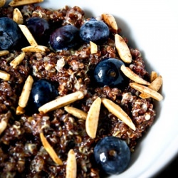 Warm Cinnamon Quinoa Cereal