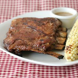 Ribs with Honey Mustard Glaze