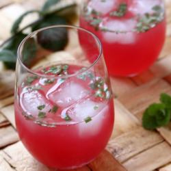 Watermelon and Mint Agua Fresca