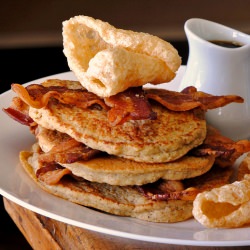 Chicharron Pancakes
