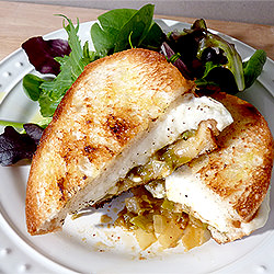 Grilled Queso Fresco Sandwich