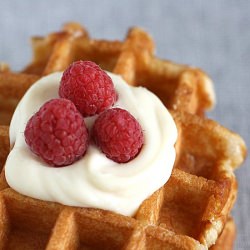 Perfectly Crunchy and Cakey Waffles