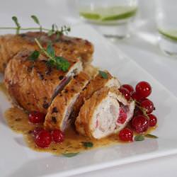 Turkey Rolls with Red Currant