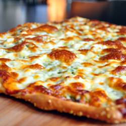Pesto Pizza w/3 Cheeses