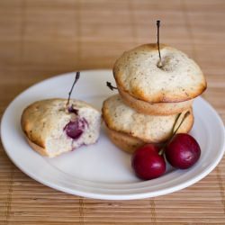 Cherry Almond Cakes