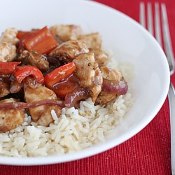 Sweet Pepper Chicken with 5 Spice