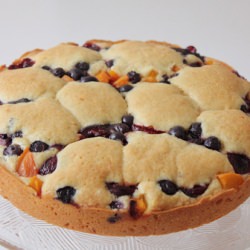 Stone Fruit Tea Cake