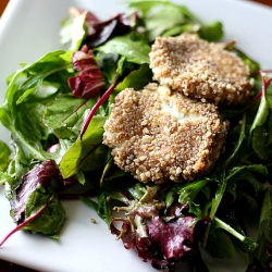 Herbed Baked Goat Cheese Salad