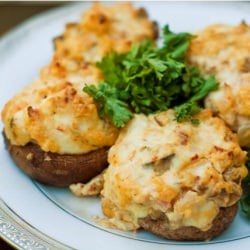 Stuffed Mushroom Caps