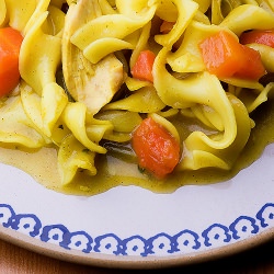 Shredded Chicken with Noodles