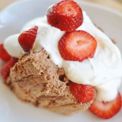 Ethereal Chocolate Angel Food Cake