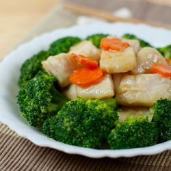 Stir-fried Broccoli w/ Fish Fillet