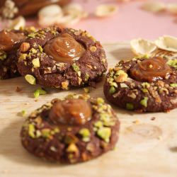 Chocolate Thumbprint Dulce de Leche