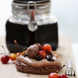 Chocolate Pavlovas with the DB’s