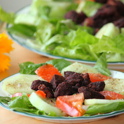 Fried Meat Salad