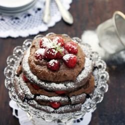 Chocolate Pavlovas