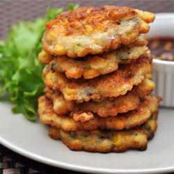 Spicy Corn Fritters