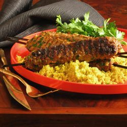 Lamb Kabobs with Pistachios