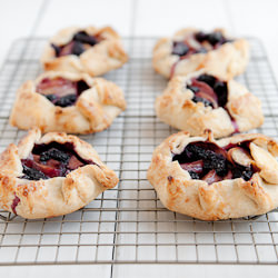 Peach Olallieberry Walnut Galettes