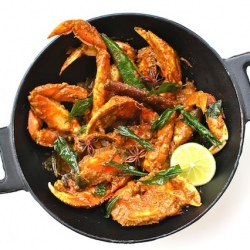 Malaysian Dry Curry Crabs