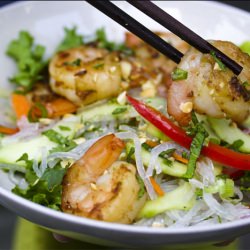 Glass Noodle Salad with Shrimp