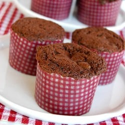 Fleur de Sel Chocolate Cupcake
