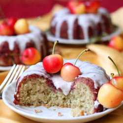 Cherry-Vanilla Pound Cake