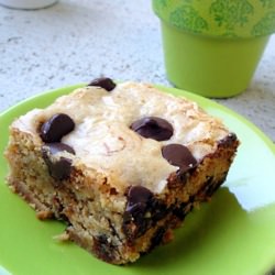 White Chocolate PB Chip Brownies