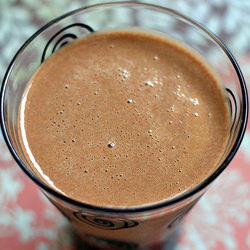 Carob-Almond-Banana Smoothie
