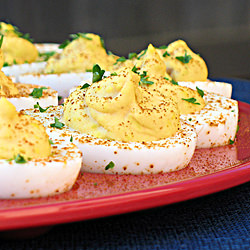 BBQ Deviled Eggs