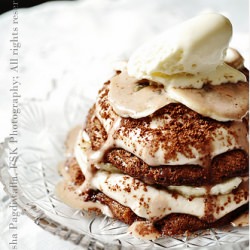 Choc Pavlova Banana Mousse