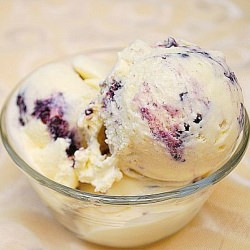 Blackberry White Chocolate IceCream