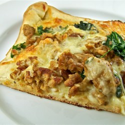 Vegetarian Sausage Pizza