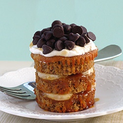 Banana Caramel Cupcakes