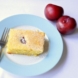 Plum & Almond Cake
