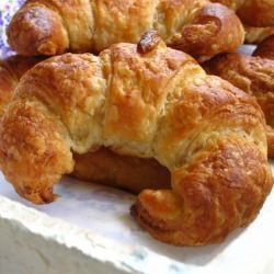 Homemade Buttery Croissants