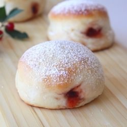 Baked Jam Filled Donuts