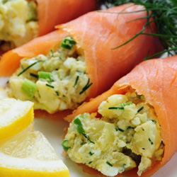 Smoked Salmon With Potato Salad