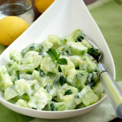 Mint Cucumber Salad