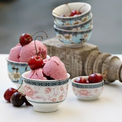 Fresh Cherry Frozen Yogurt