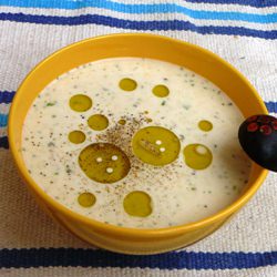 Cold Summer Chickpea Soup