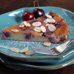 Cherry Clafoutis Sliced