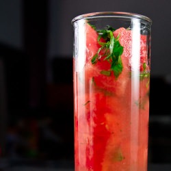 Basil Watermelon Caipirinha