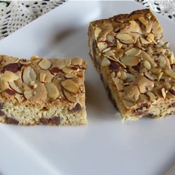 Toasted Almond Chocolate Chip Bars