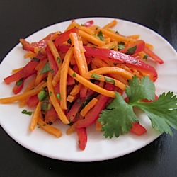 Sweet n Spicy Carrot Salad